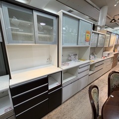 【愛品館 江戸川店 】2枚スライド扉 キッチンボード リガーレ（NITORI）ニトリの画像