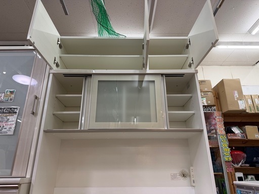 【愛品館 江戸川店 】2枚スライド扉 キッチンボード リガーレ（NITORI）ニトリ