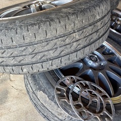 軽自動車　タイヤホイールの画像