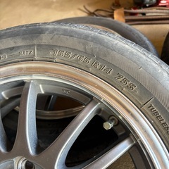 軽自動車　タイヤホイールの画像