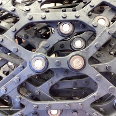 タイヤチェーン　非金属　SNOW GORILLA コマンダー２　セレナに使用の画像