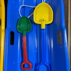 雪あそび　ソリの画像