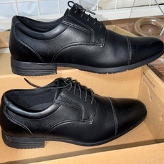 【27.0cm】MIZUNO EXTRA LIGHT 革靴 黒／着用1回 の画像