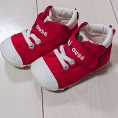 ミキハウス　ベビーシューズ 12.5cm【室内にて試し履きのみ】の画像