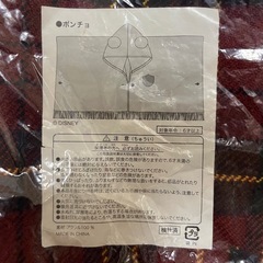 東京ディズニーリゾート ポンチョの画像