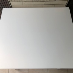 美品 サンワサプライ ホワイトデスクの画像