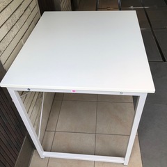 美品 サンワサプライ ホワイトデスクの画像