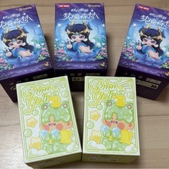 ポップマート ラブブ スカルパンダ マカロン ハロウィン チェックメイト の画像