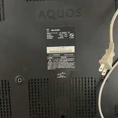 SHARP 32型テレビの画像