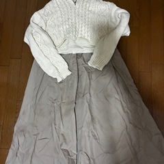 ワンピース　ニット　セーターの画像