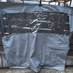 ハイエース　荷室仕切りカーテンの画像