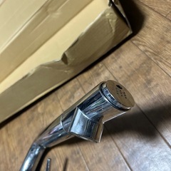 混合水栓　ヘッドシャワー　自立の画像