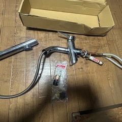 混合水栓　ヘッドシャワー　自立の画像