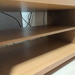 【美品】キャスター付きテレビ台（テレビボード）の画像