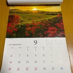 【新品未使用】ドコモビジネス 2026年 カレンダー　日本の風景写真の画像