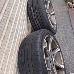 ESSEX　18インチアルミホイール、タイヤ　４本セットの画像