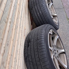 ESSEX　18インチアルミホイール、タイヤ　４本セットの画像