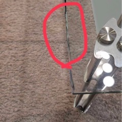 ガラス製センターテーブルの画像