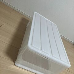 大型収納ボックス 2個あり／まとめて可（約73×38×22cm）の画像