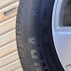 ランクルプラド150後期純正アルミホイールタイヤ セット17インチ 4本セットの画像