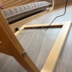 IKEA ポエング　オットマン付の画像