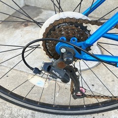 クロスバイク 700c シマノ6段変速ギア カラーリム SURFACE SCR7006-13-BL 自転車の画像