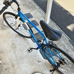 クロスバイク 700c シマノ6段変速ギア カラーリム SURFACE SCR7006-13-BL 自転車の画像