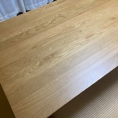 廃盤品 綺麗 無印良品 オーク材 ダイニングテーブルの画像