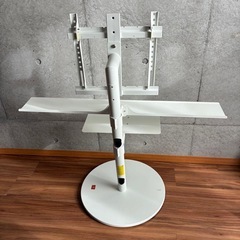 WALL A2 LOW TYPE テレビスタンド 白 キャスター付きの画像