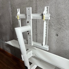 WALL A2 LOW TYPE テレビスタンド 白 キャスター付きの画像