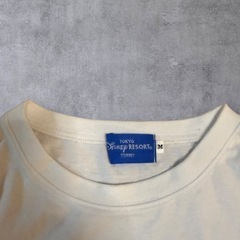 【美品】東京ディズニーランド購入 ミッキーマウス Tシャツ Mサイズ ホワイトの画像