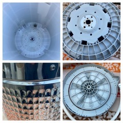 【23区近隣配送設置無料 】 H828 美品 Haier 2020年製 全自動洗濯機 5.5kg ブラック  の画像