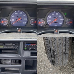 ⭐️訳あり格安⭐️★車検2年付き‼️★エアコン★パワステ★パートタイム4WD★5速MT★SUBARU サンバートラック★の画像