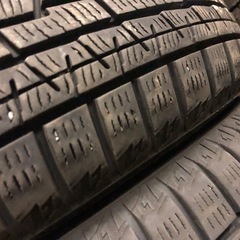 2022年製 YOKOHAMA 155/65R14 4本 冬タイヤ中古 格安の画像