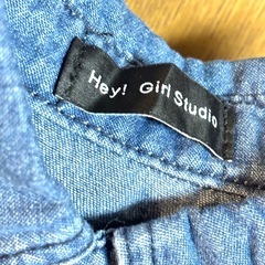 Hey! Girl Studio デニムシャツ 半袖 マタニティの画像
