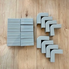 LITTLE BOT BABY　木製ベビーサークル グレーの画像