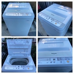 【23区近隣配送設置無料 】 P376 Panasonic 全自動洗濯機 5.0kg ホワイト  の画像