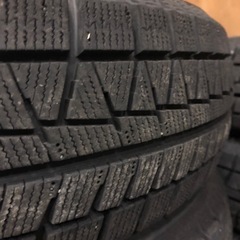 BS 155/65R14 4本 バリ山冬タイヤ中古 タントムーヴルークスワゴンRなど 軽自動車の画像