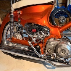 値下げ❗️チョッパーカブの画像