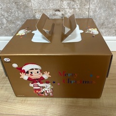 不二家クリスマスケーキ2025 箱の画像