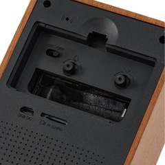 未使用　アラームクロック付きワイヤレススピーカー　Bluetooth　時計　の画像