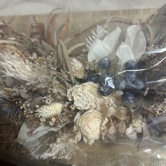 ドライフラワー 流木スワッグの画像