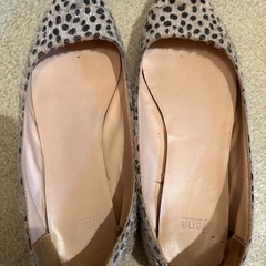 jenaフラットヒシューズ使用感ありの画像