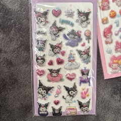 サンリオ ぷくぷくシール 夜光シール クロミ マイメロの画像