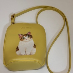 フェリシモ「猫部」 ×しまむらコラボ スマホショルダーバッグの画像