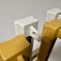 TOSO 伸縮カーテンレールダブル 【1.1m～2.0m用】ホワイト ウッディライト 2本セットの画像