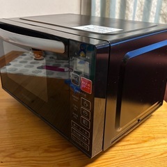 ニトリ　電子レンジ　EM-520X 2019年製 ブラック　庫内フラットの画像