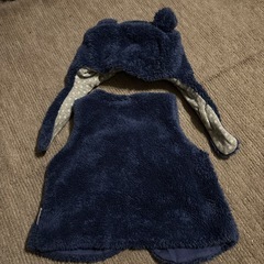 コンビミニ　帽子とベストセットの画像