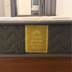 ニトリ　セミダブルベットフレーム(マットレス付き)の画像