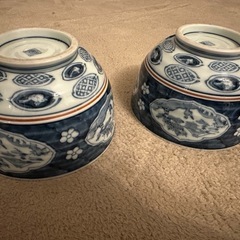 有田焼食器、ガラス容器の画像